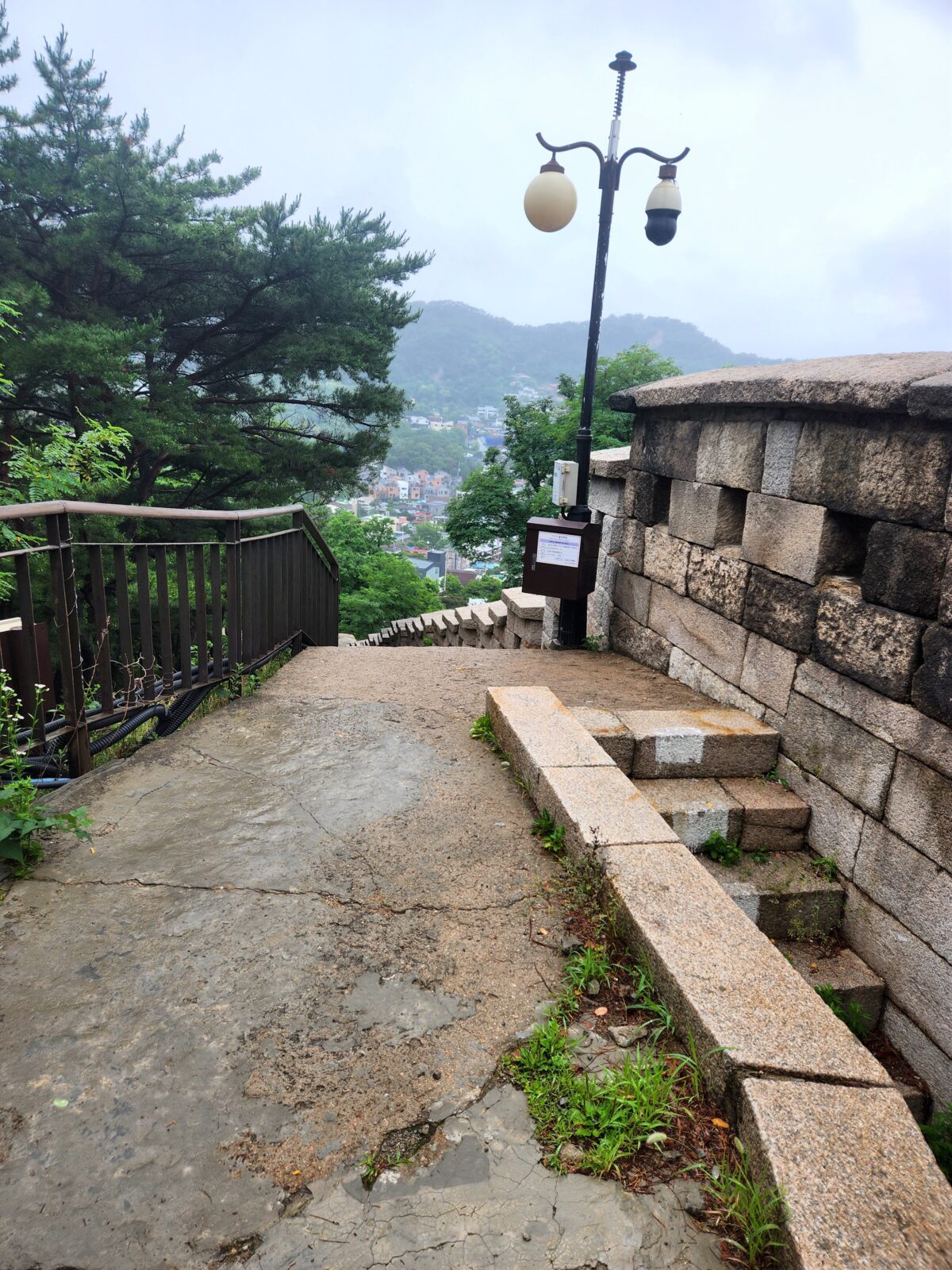 When Hard Work Stops Working - Traditional Korean fortress wall path, Seoul