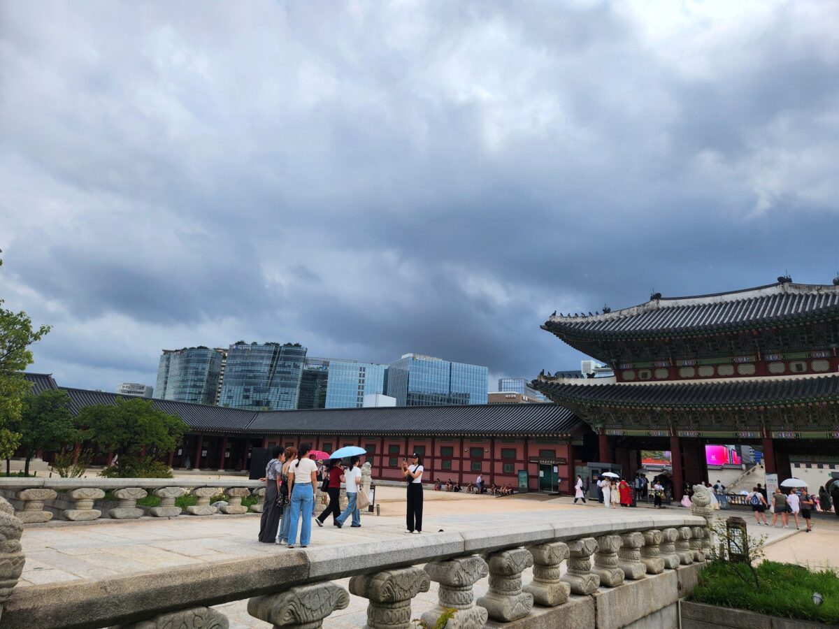 Gwanghwamun Gate viewed from inside Gyeongbokgung Palace, Seoul