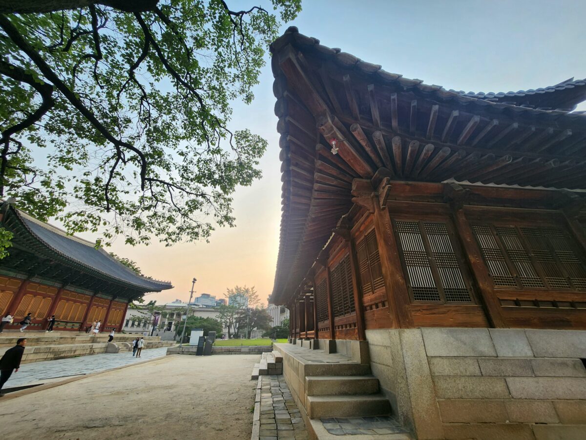 Deoksugung Palace at sunset, Seoul — astrology transit timing cycles