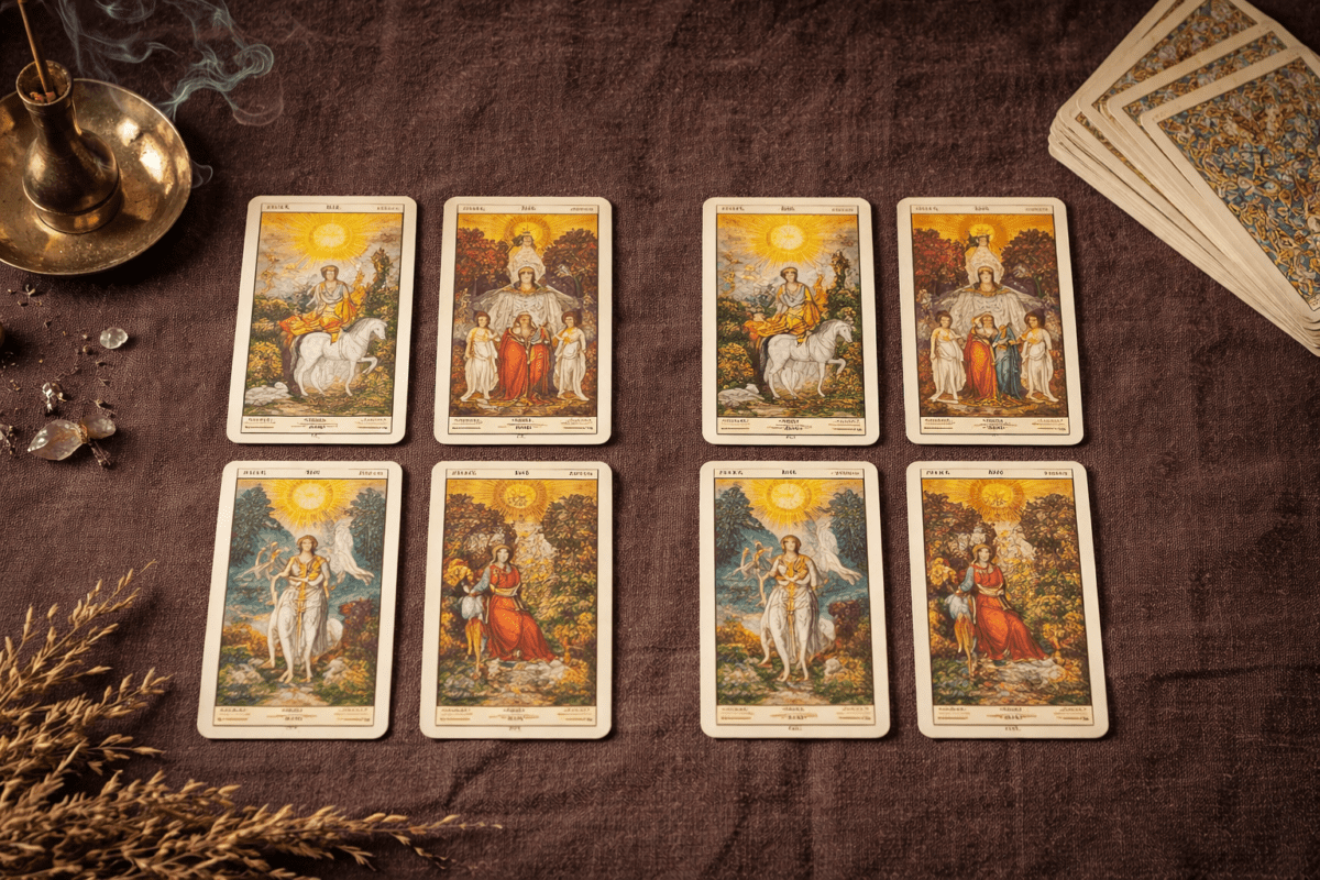 Tarot spread timing — same cards appearing in repeated readings