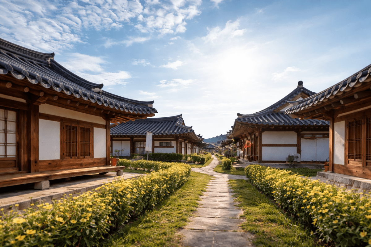 Korean hangover soup kongnamul — Jeonju Hanok Village