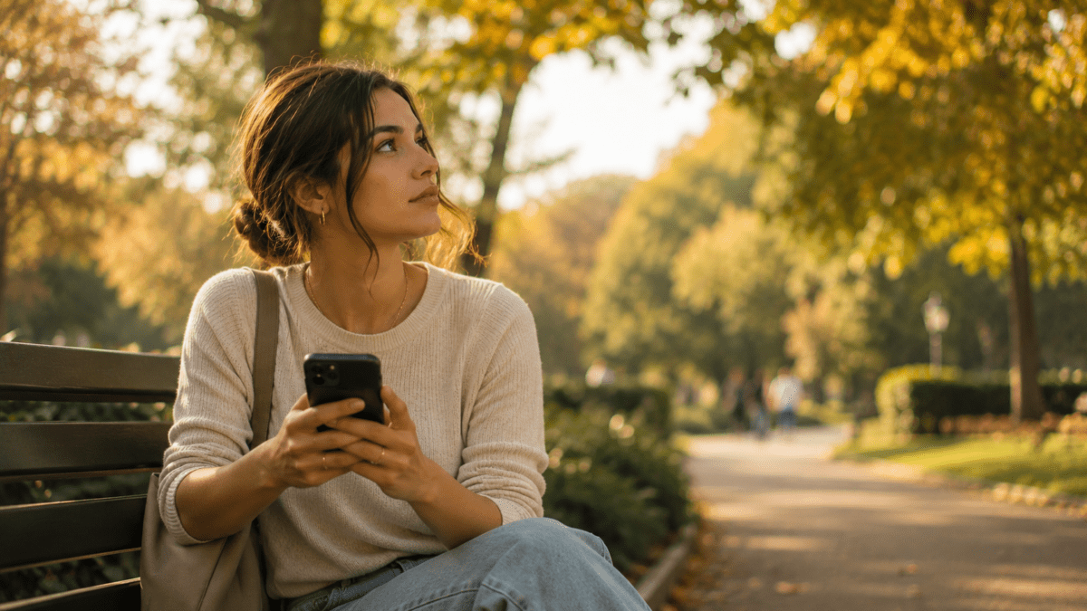 A woman senses the season she's in, the other half of complete self-understanding.