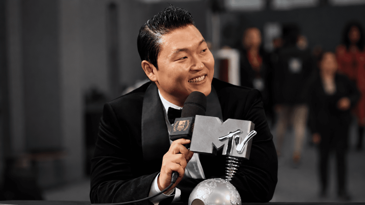Psy dance era interview at MTV event during the rise of global K-pop popularity