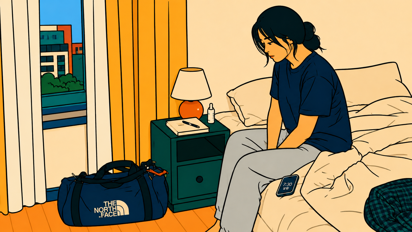 Illustration of a person on a treadmill going nowhere, a metaphor for losing motivation when habits stop paying off.